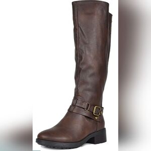 Size 12 Dream Pairs Dark Brown Over the Knee Boots